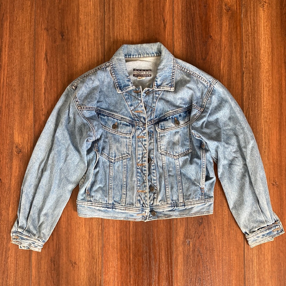 Vintage 1990’s Nuovo county seat jeanswear denim jacket - small